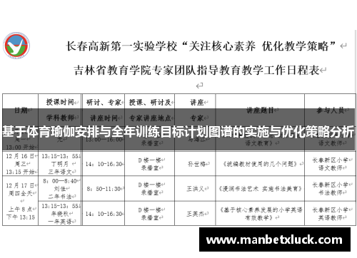 基于体育瑜伽安排与全年训练目标计划图谱的实施与优化策略分析
